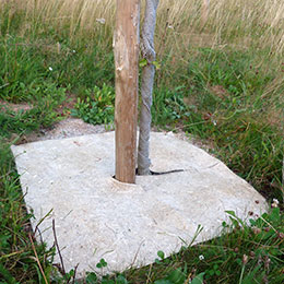 dalles biodegradables 30x30 - chanvre